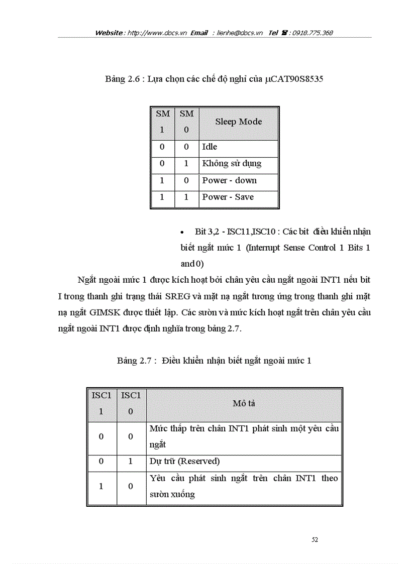 image for page Tìm hiểu cấu trúc và đặc tính của vi mạch điều khiển AT90S8535