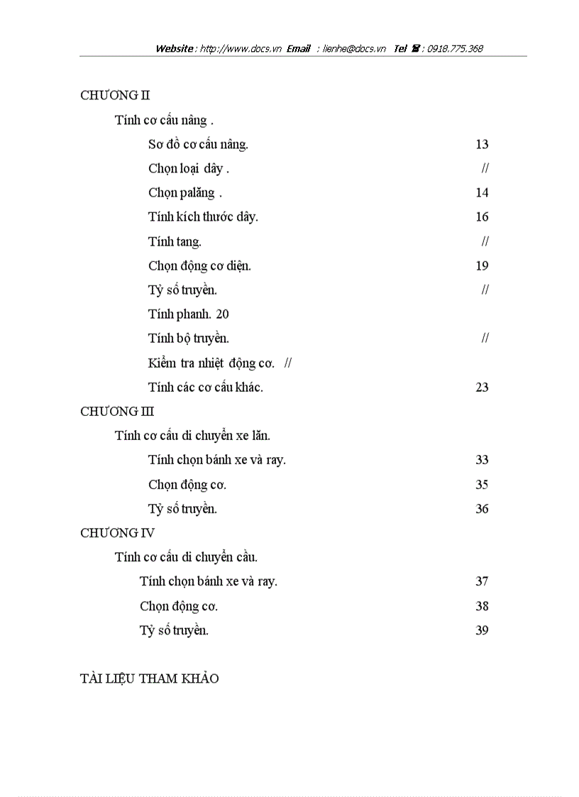 image for page Đồ án môn học Thiết kế cầu trục