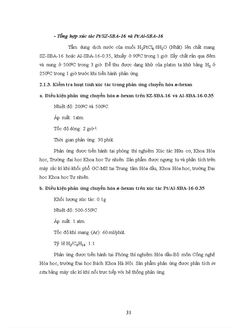image for page CÁC PHƯƠNG PHÁP THỰC NGHIỆM vật liệu mao quản trung bình SBA 16 biến tính