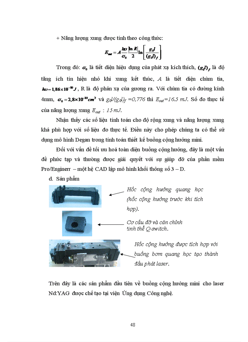 image for page Một số giải pháp đồng chỉnh gương mini tối ưu hoá thông số vật lí trong buồng cộng hưởng mini cho laser Nd YAG được Q switch thụ động