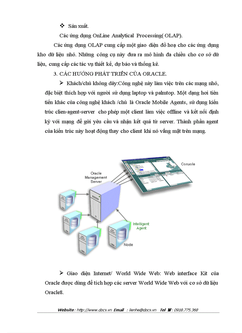 image for page Hệ quản trị cơ sở dữ liệu Oracle để xây dựng hệ thống bán hàng tại công ty VINDA
