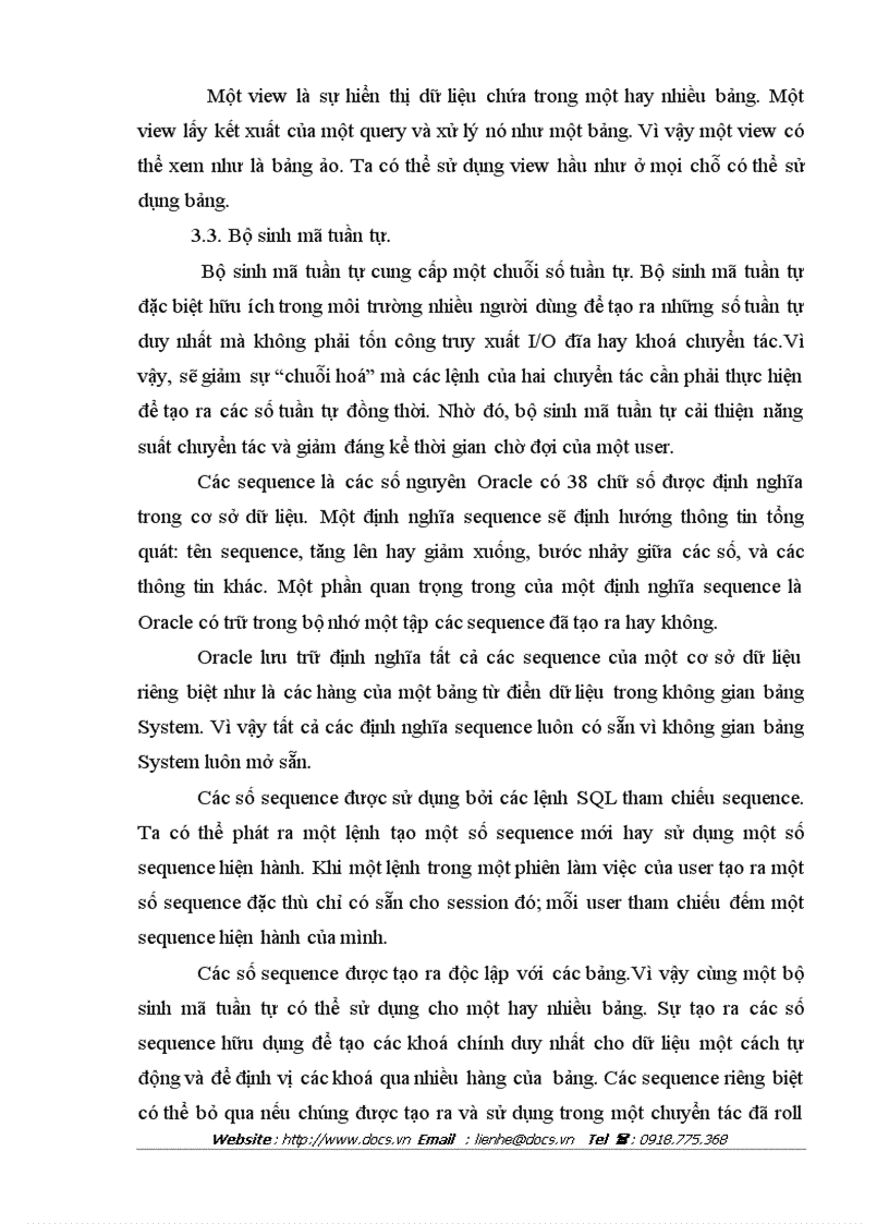 image for page Hệ quản trị cơ sở dữ liệu Oracle để xây dựng hệ thống bán hàng tại công ty VINDA