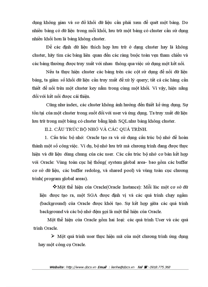 image for page Hệ quản trị cơ sở dữ liệu Oracle để xây dựng hệ thống bán hàng tại công ty VINDA