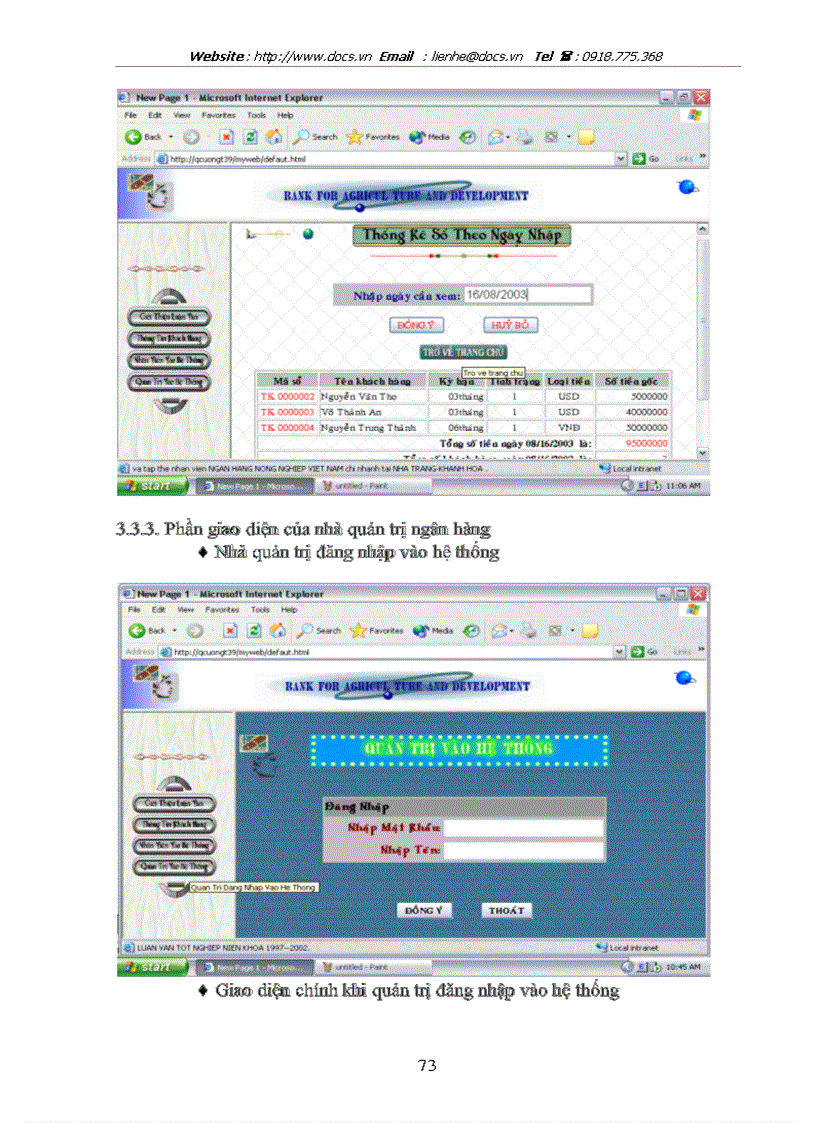 image for page Phần mềm quản lý tiền gửi tiết kiệm