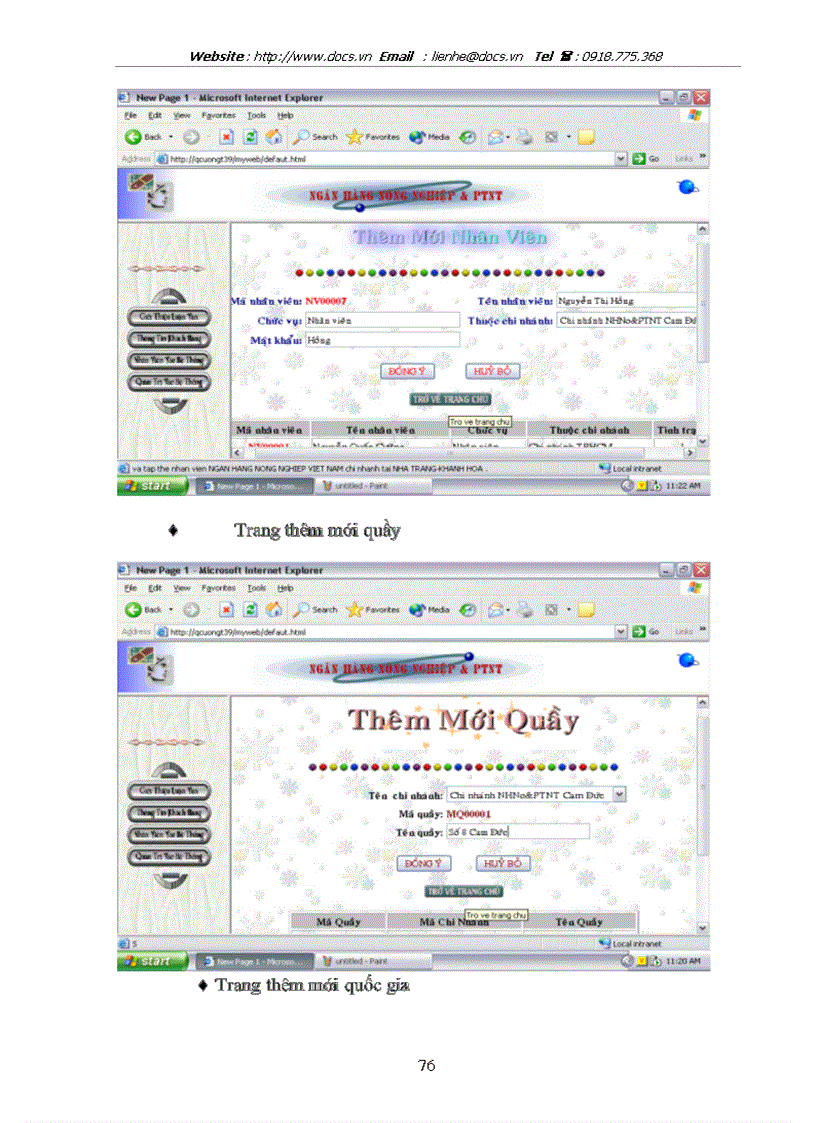 image for page Phần mềm quản lý tiền gửi tiết kiệm