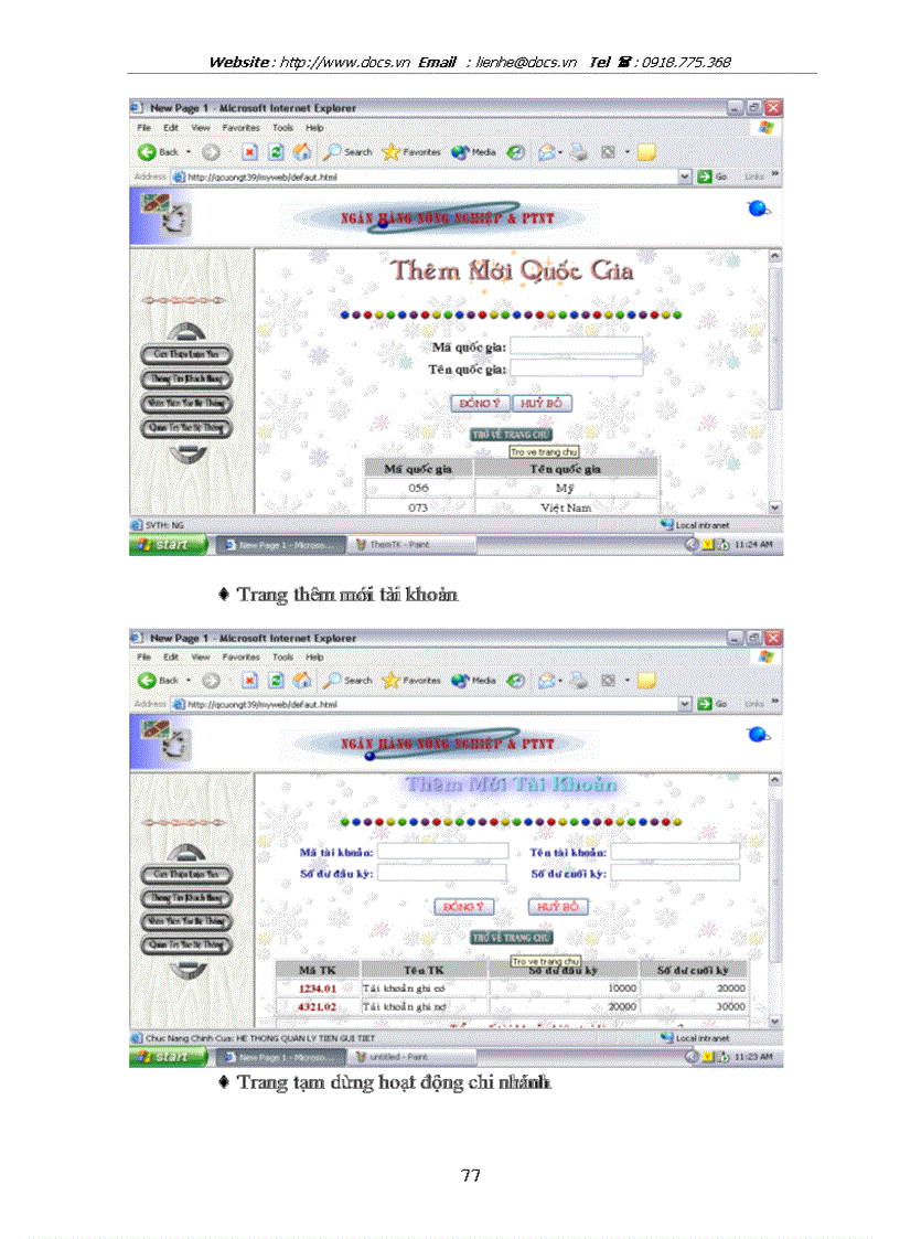 image for page Phần mềm quản lý tiền gửi tiết kiệm
