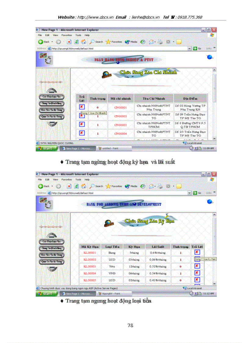 image for page Phần mềm quản lý tiền gửi tiết kiệm