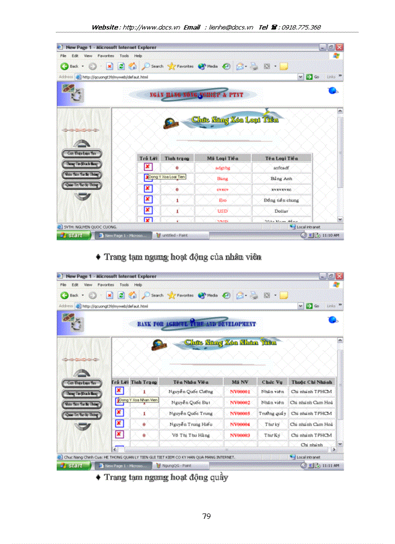 image for page Phần mềm quản lý tiền gửi tiết kiệm