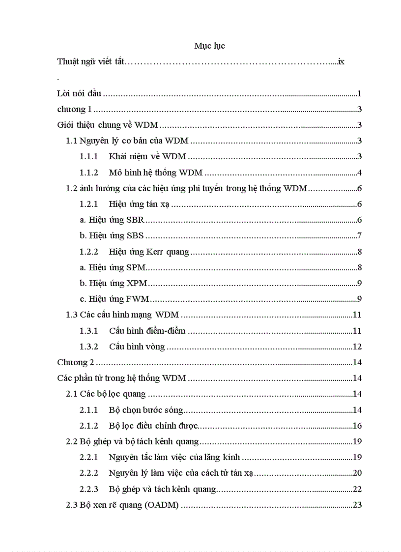 image for page Chuyển mạch gói trong mạng quang WDM