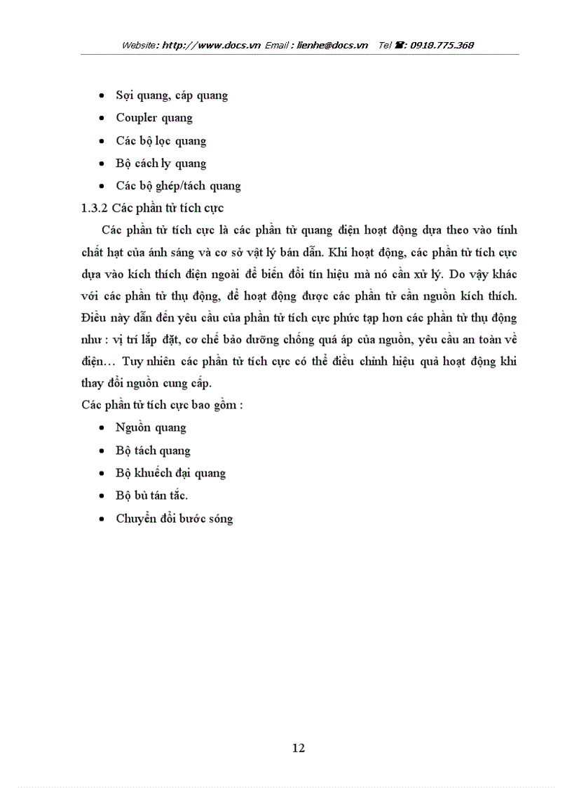 image for page Tìm hiểu về vấn đề xung quanh cấu trúc nguyên lý và đặc tính của các phần tử quang điện trong thông tin quang