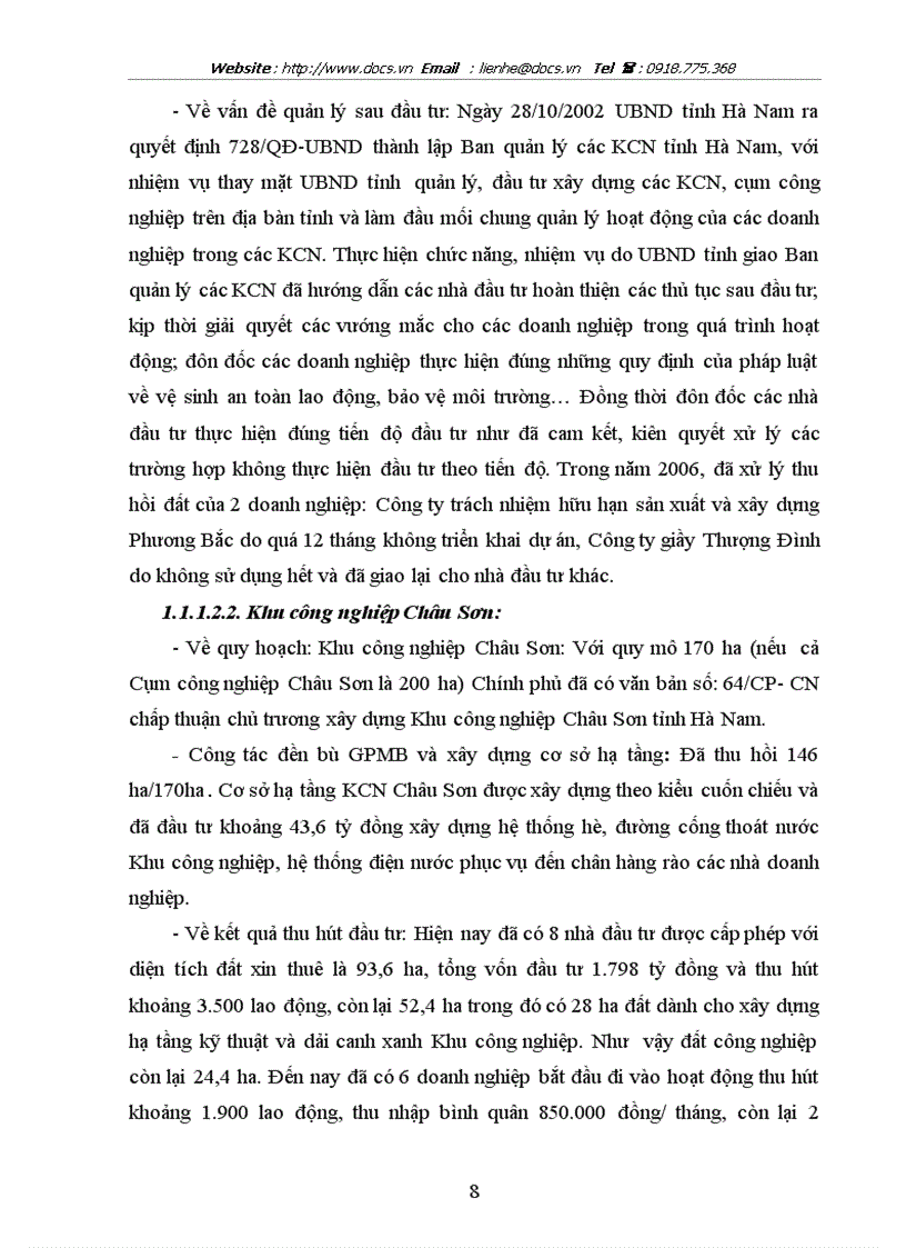 image for page Phương hướng và giải pháp nhằm thu hút vốn đầu tư vào trong các khu công nghiệp tỉnh Hà Nam