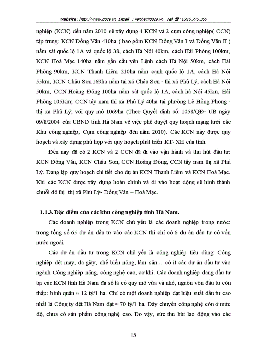 image for page Phương hướng và giải pháp nhằm thu hút vốn đầu tư vào trong các khu công nghiệp tỉnh Hà Nam