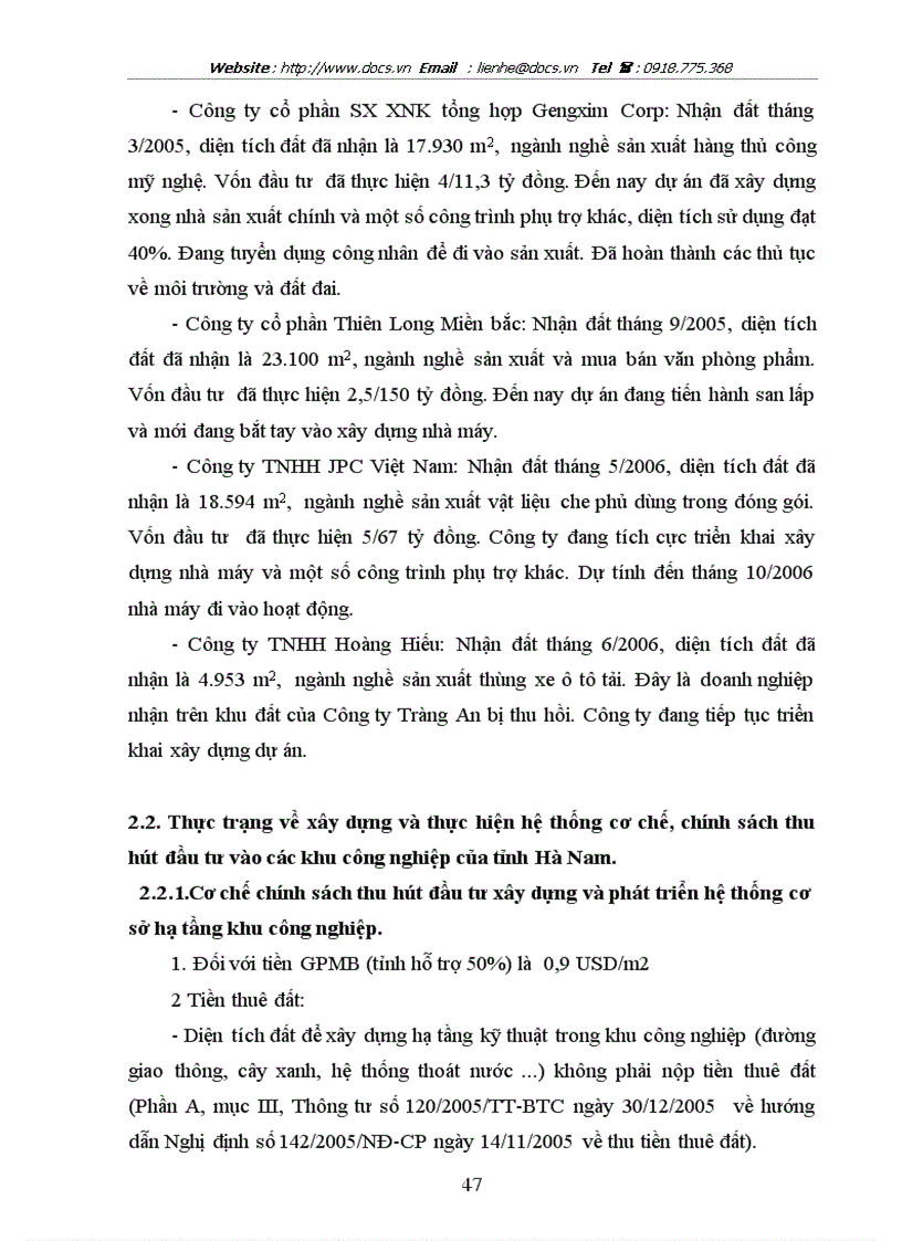 image for page Phương hướng và giải pháp nhằm thu hút vốn đầu tư vào trong các khu công nghiệp tỉnh Hà Nam