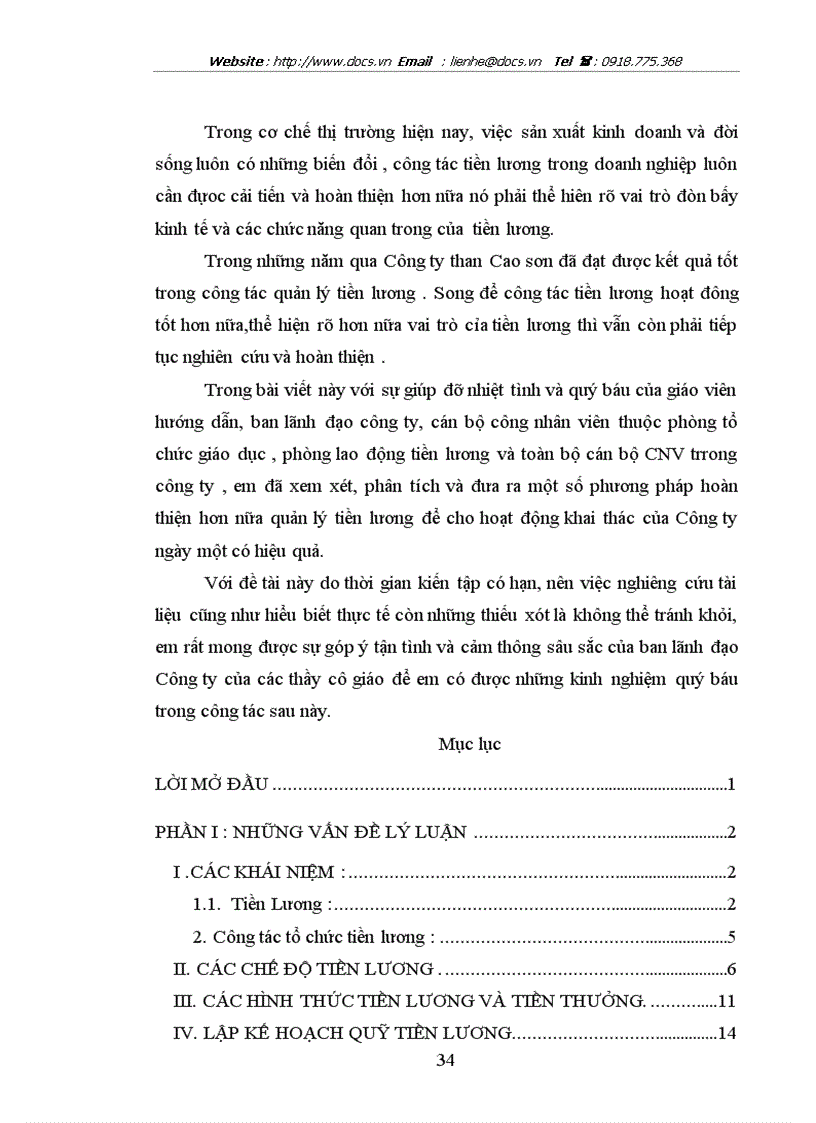 image for page Thực trạng và công tác tiền lương và một số giải pháp nhằm quản lý có hiệu quả quỹ lương của doanh nghiệp