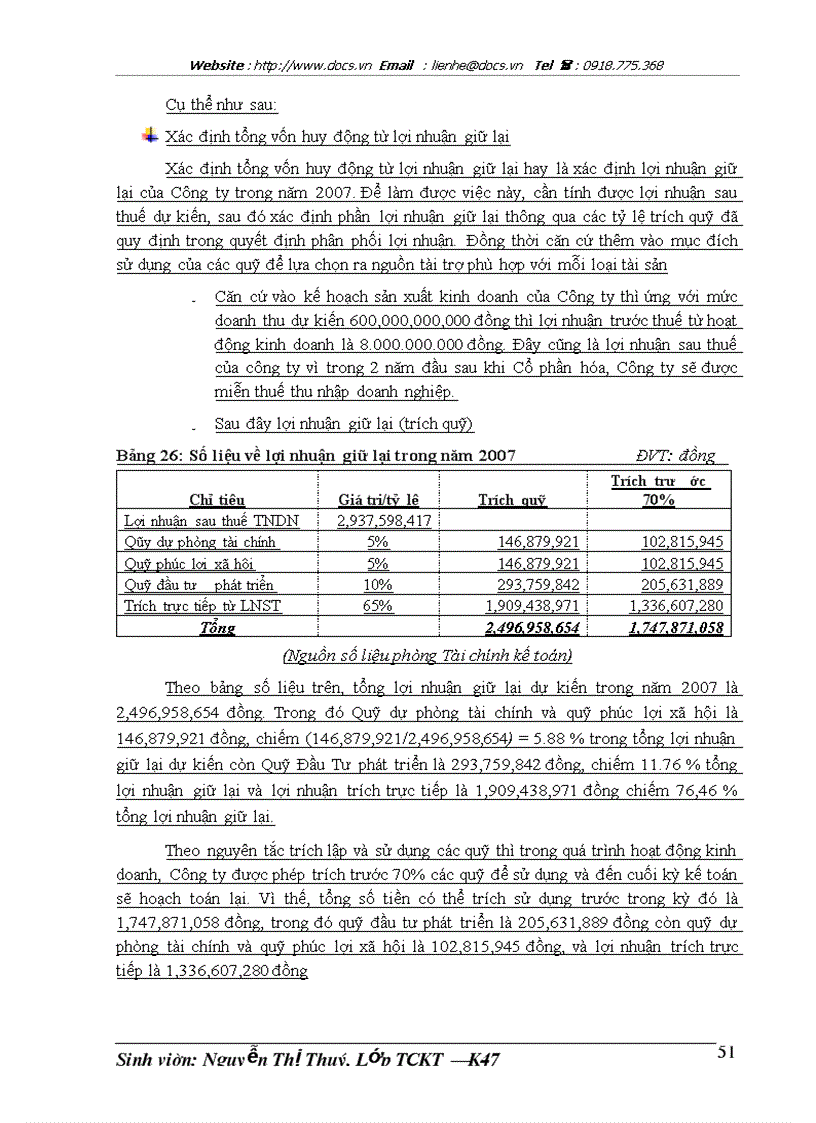 image for page Lập kế hoạch huy động vốn năm 2007 cho Công ty Cổ phần Đầu tư và Xây dựng số 4