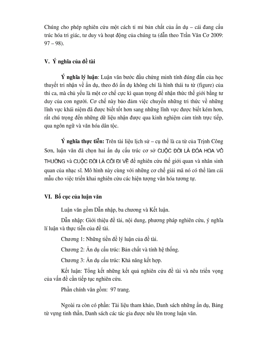 image for page Ẩn dụ tri nhận mô hình ẩn dụ cấu trúc trên cứ liệu ca từ Trịnh Công Sơn