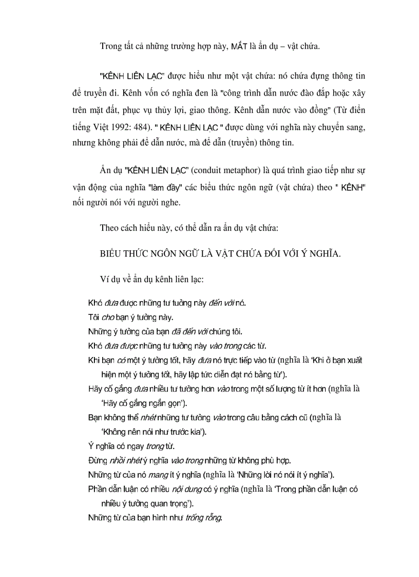 image for page Ẩn dụ tri nhận mô hình ẩn dụ cấu trúc trên cứ liệu ca từ Trịnh Công Sơn