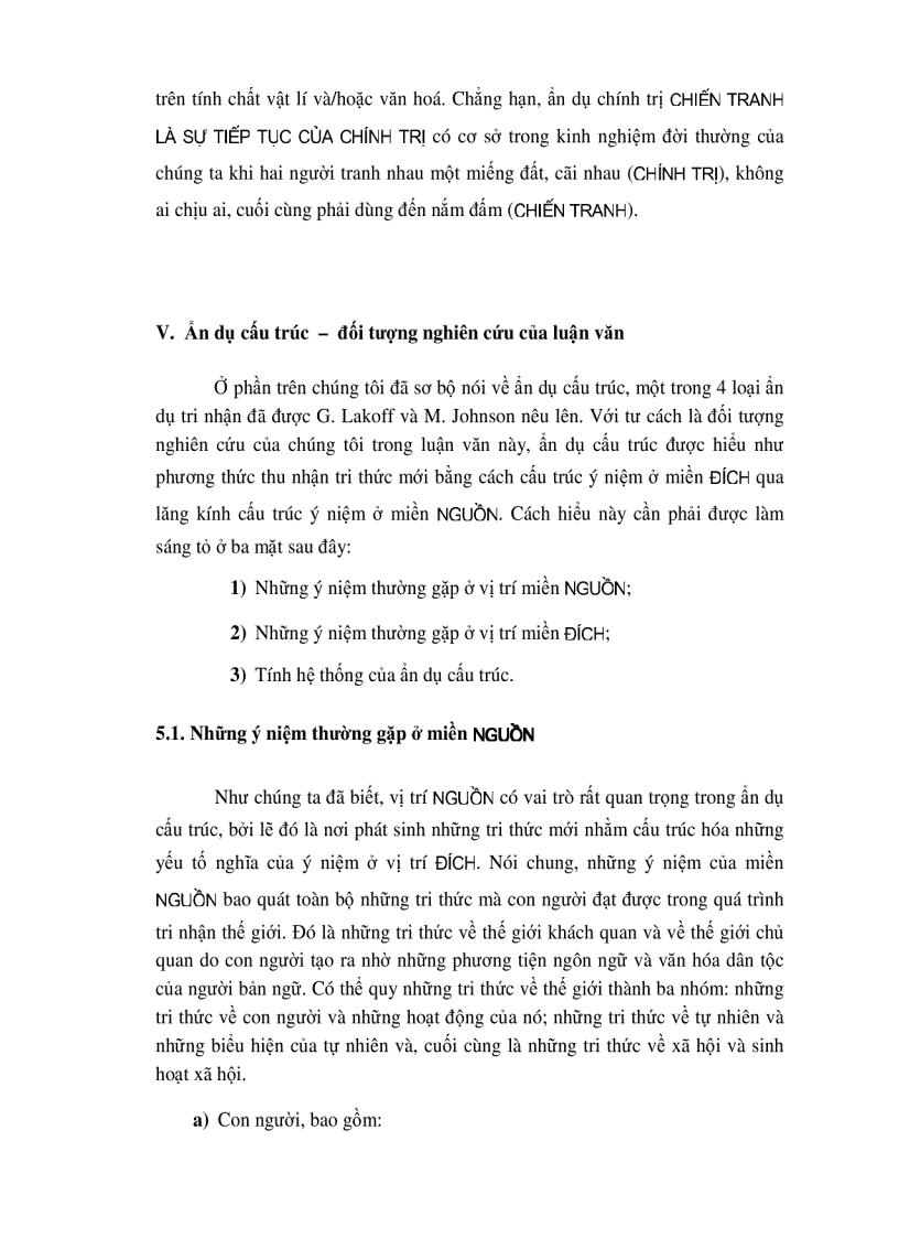 image for page Ẩn dụ tri nhận mô hình ẩn dụ cấu trúc trên cứ liệu ca từ Trịnh Công Sơn