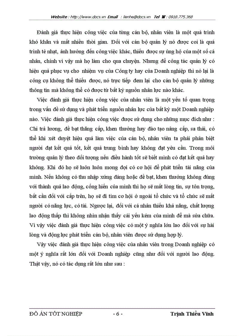 image for page Nghiên cứu và xây dựng chỉ tiêu đánh giá thực hiện công việc cho một số vị trí điển hình của cán bộ nhân viên ở Công ty xuất nhập khẩu cung ứng