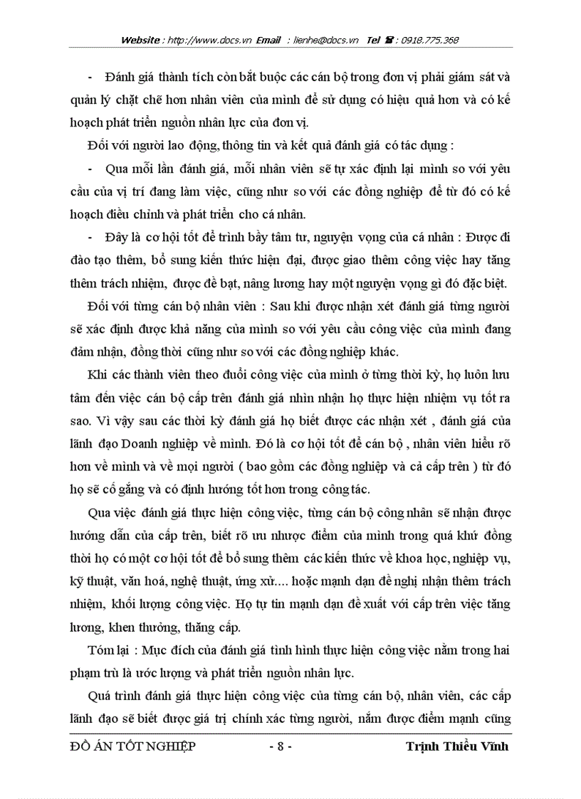 image for page Nghiên cứu và xây dựng chỉ tiêu đánh giá thực hiện công việc cho một số vị trí điển hình của cán bộ nhân viên ở Công ty xuất nhập khẩu cung ứng