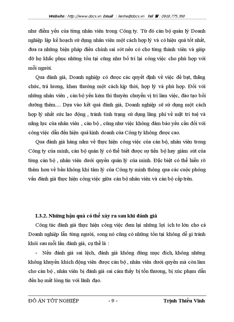 image for page Nghiên cứu và xây dựng chỉ tiêu đánh giá thực hiện công việc cho một số vị trí điển hình của cán bộ nhân viên ở Công ty xuất nhập khẩu cung ứng