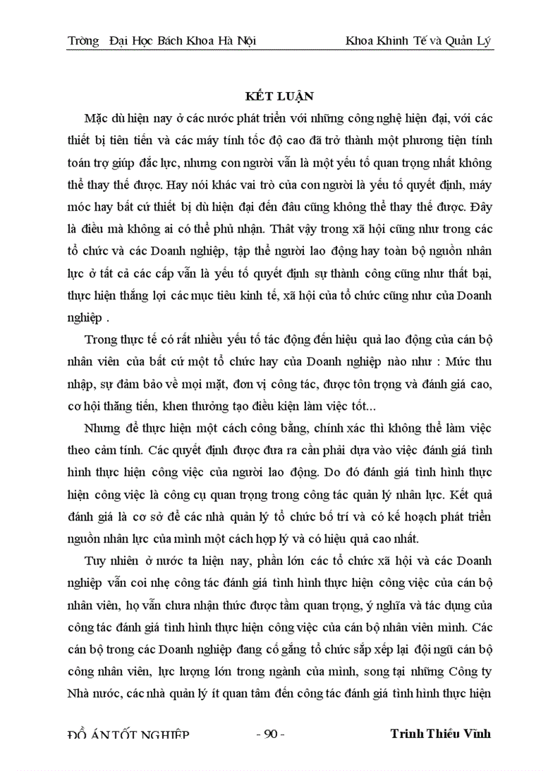 image for page Nghiên cứu và xây dựng chỉ tiêu đánh giá thực hiện công việc cho một số vị trí điển hình của cán bộ nhân viên ở Công ty xuất nhập khẩu cung ứng