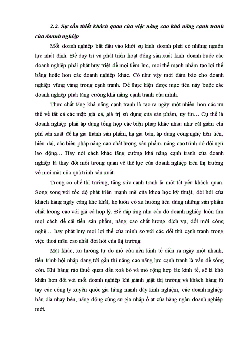 image for page Xem xét và đánh giá thực trạng đầu tư nâng cao khả năng cạnh tranh của Công ty Cao su Sao Vàng