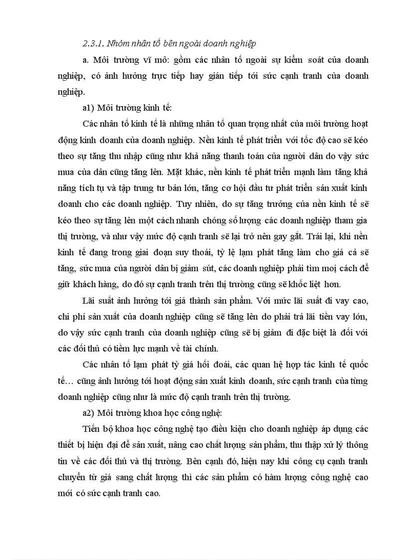 image for page Xem xét và đánh giá thực trạng đầu tư nâng cao khả năng cạnh tranh của Công ty Cao su Sao Vàng