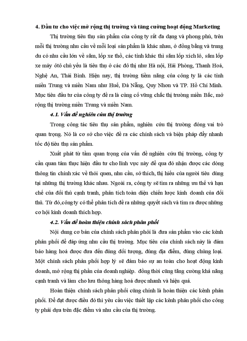 image for page Xem xét và đánh giá thực trạng đầu tư nâng cao khả năng cạnh tranh của Công ty Cao su Sao Vàng