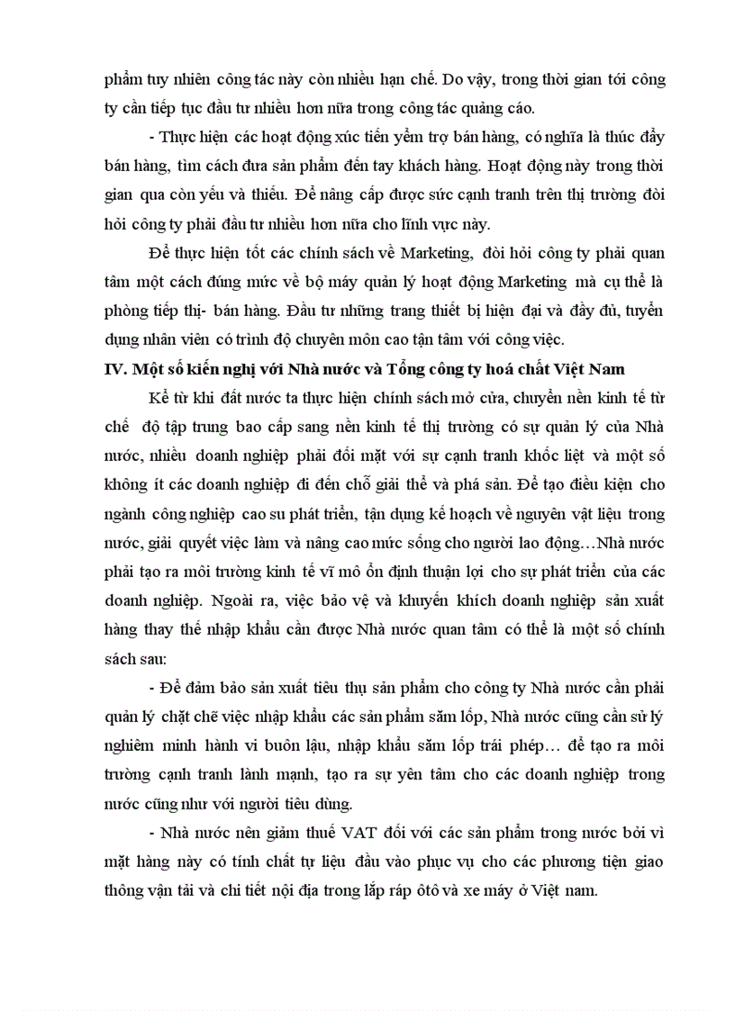 image for page Xem xét và đánh giá thực trạng đầu tư nâng cao khả năng cạnh tranh của Công ty Cao su Sao Vàng