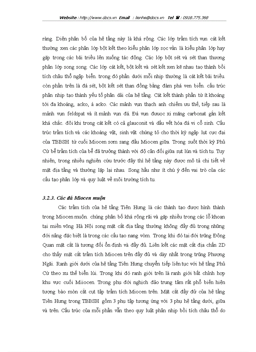 image for page Nghiên cứu đặc điểm trầm tích Neogen và mối liên quan của chúng với hệ thống dầu khí