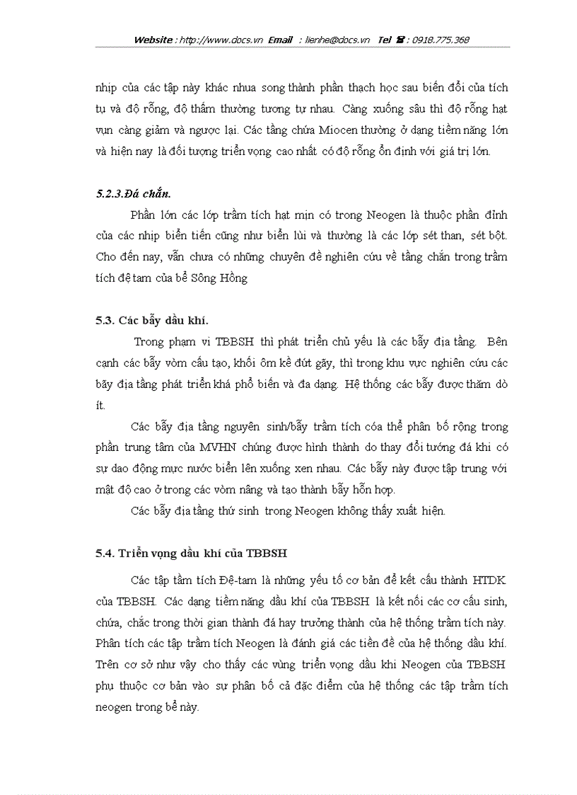 image for page Nghiên cứu đặc điểm trầm tích Neogen và mối liên quan của chúng với hệ thống dầu khí