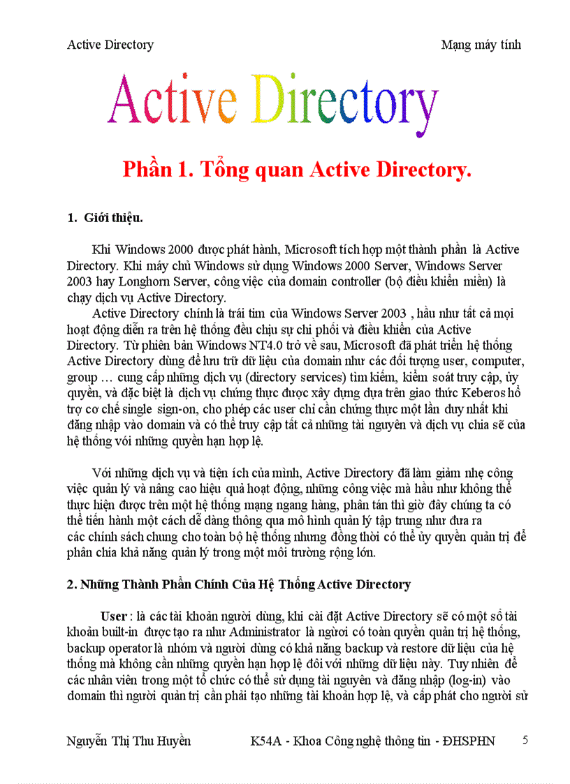 image for page Active Directory