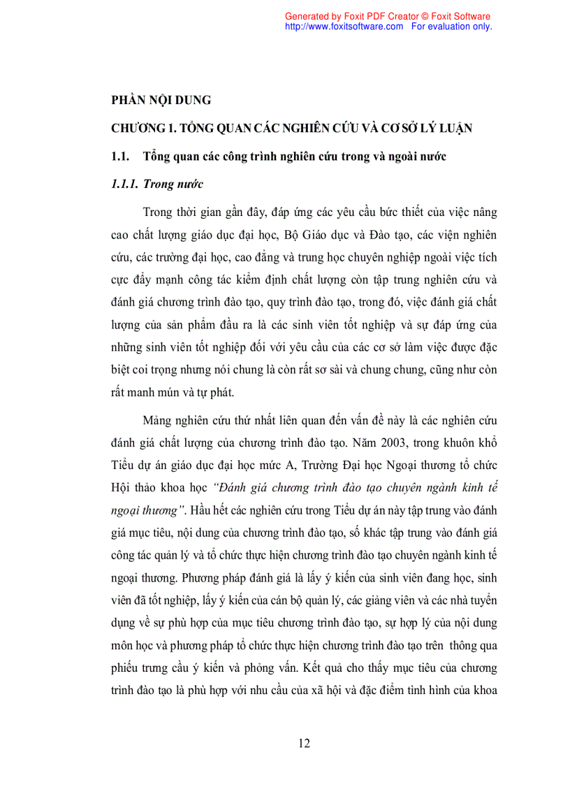 image for page Đánh giá mức độ đáp ứng về kiến thức kỹ năng và thái độ của cử nhân giáo dục đặc biệt trường ĐHSP hà nội đối với yêu cầu của thị trường lao động
