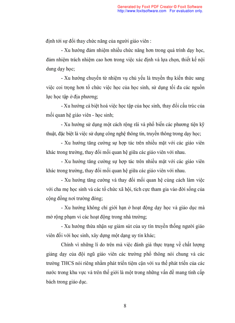 image for page Xây dựng các tiêu chí đánh giá chất lượng giảng dạy của giáo viên THCS áp dụng thí điểm tại thị xã phúc Yên Vĩnh Phúc