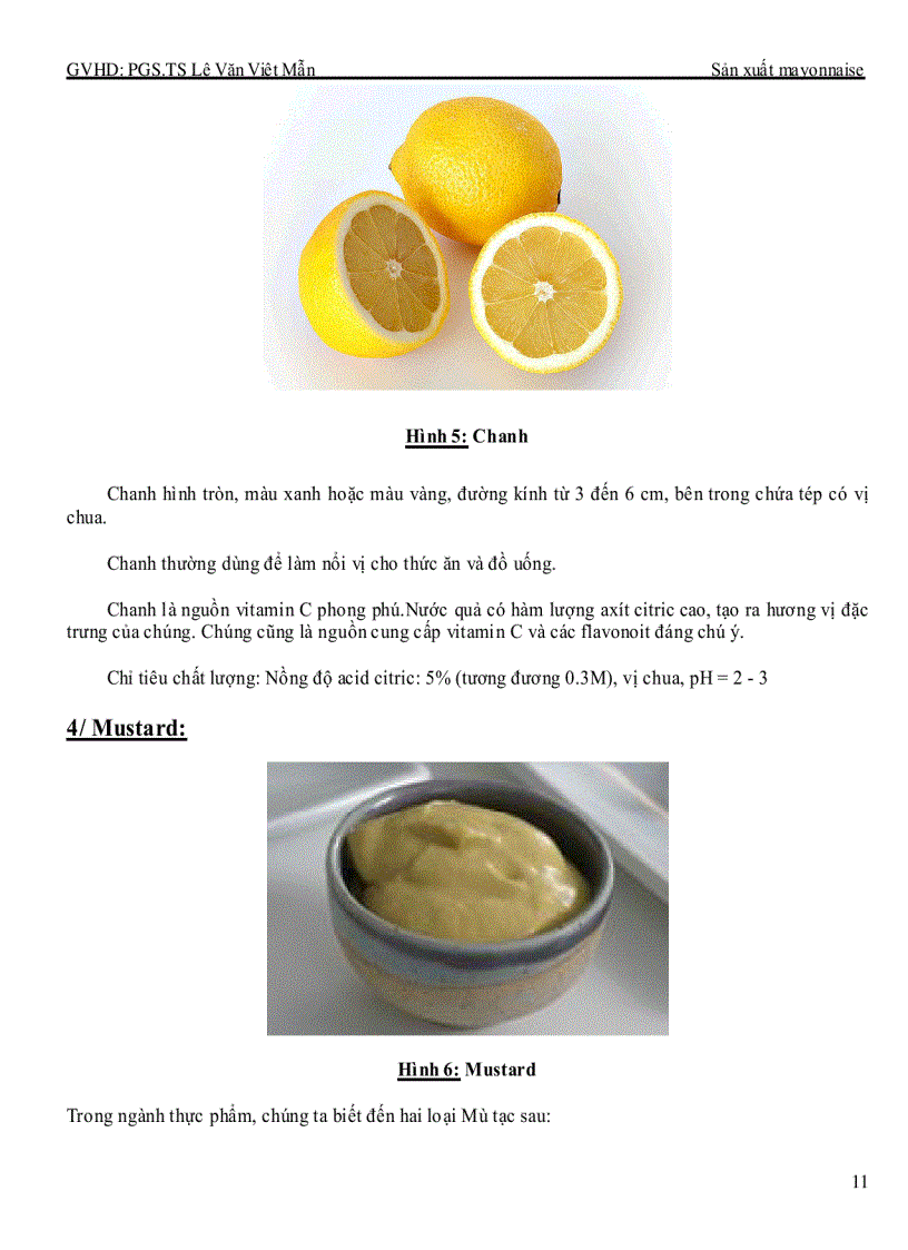 image for page Công nghệ sản xuất Mayonnaise