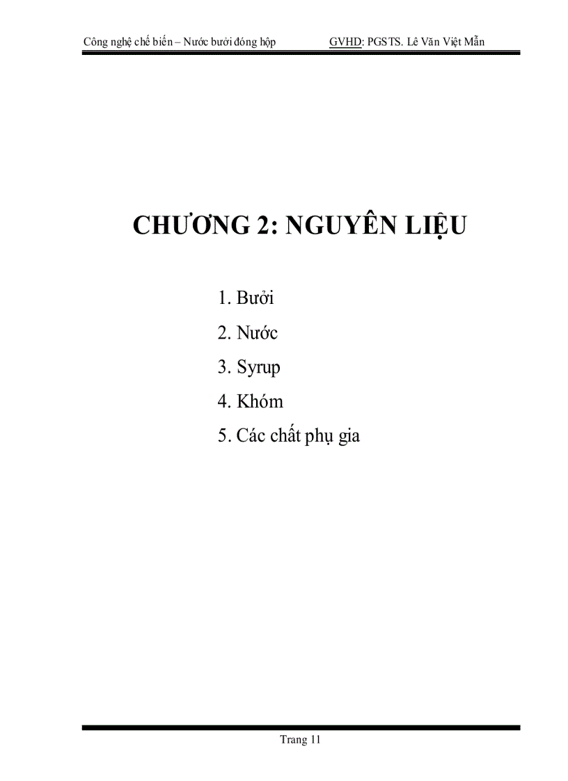 image for page Công nghê chế biến nước bưởi đóng hộp