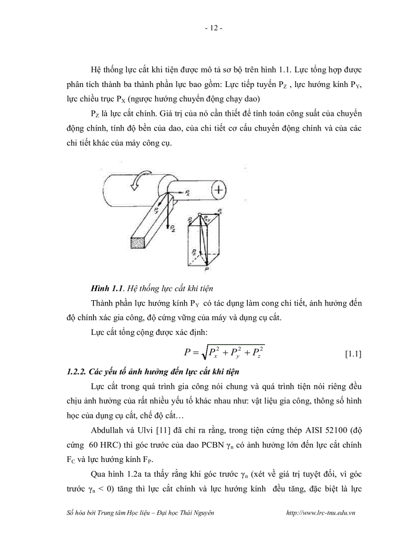 image for page Nghiên cứu ảnh hưởng của độ cứng thép x12m đã qua tôi đến chất lượng bề mặt và mòn dụng cụ khi tiện cứng