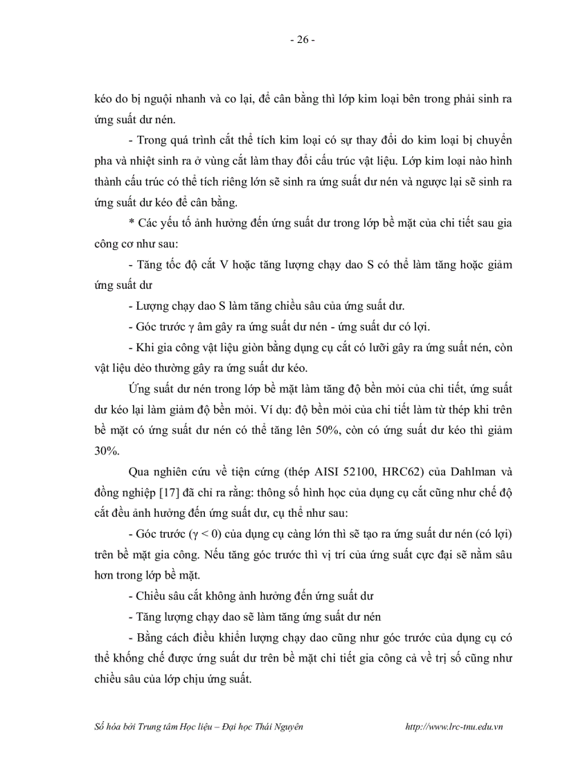 image for page Nghiên cứu ảnh hưởng của độ cứng thép x12m đã qua tôi đến chất lượng bề mặt và mòn dụng cụ khi tiện cứng