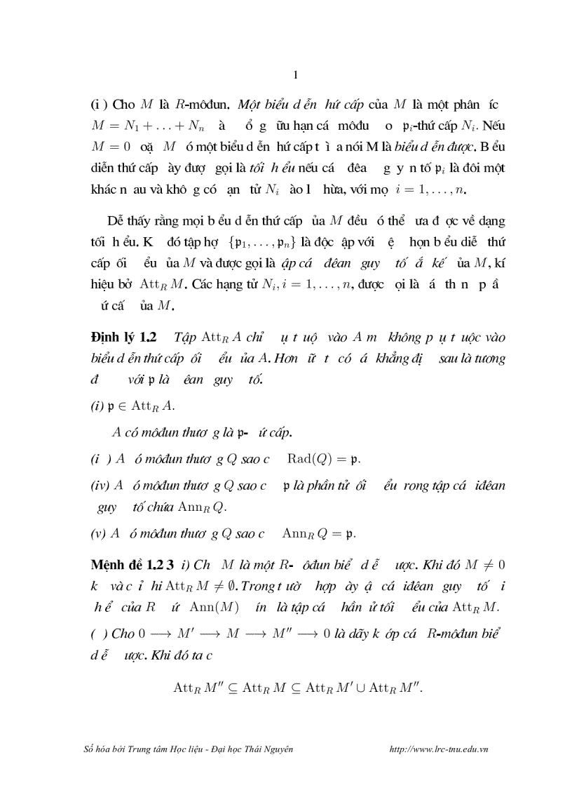 image for page Một kết quả hữu hạn cho tập iđêan nguyên tố gắn kết của môđun Tor