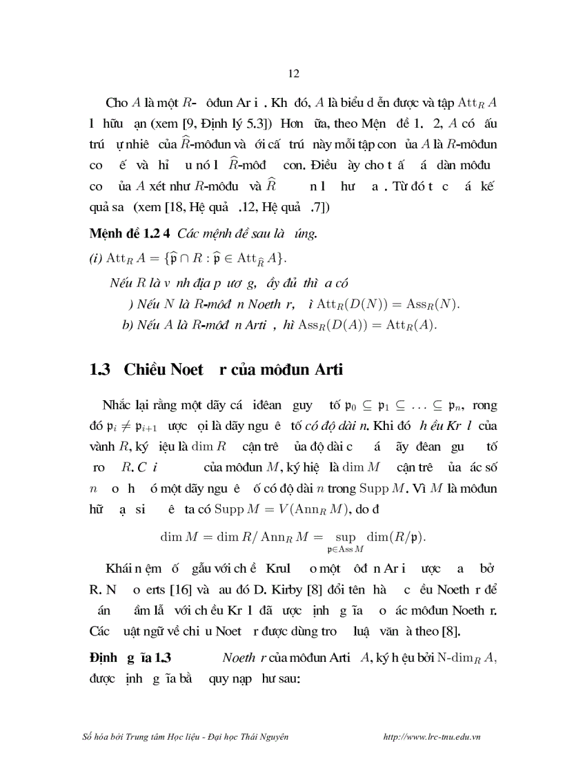 image for page Một kết quả hữu hạn cho tập iđêan nguyên tố gắn kết của môđun Tor