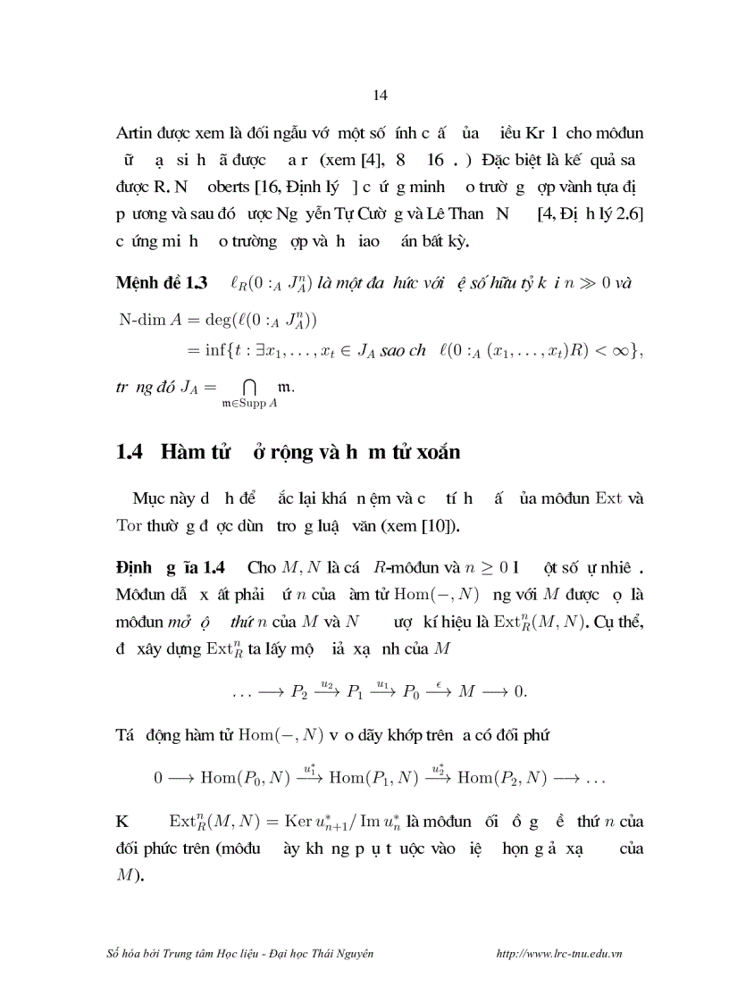 image for page Một kết quả hữu hạn cho tập iđêan nguyên tố gắn kết của môđun Tor