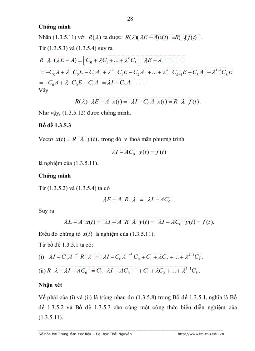 image for page Tính điều khiển được hệ PHUONG trình vi phân đại số tuyến tính