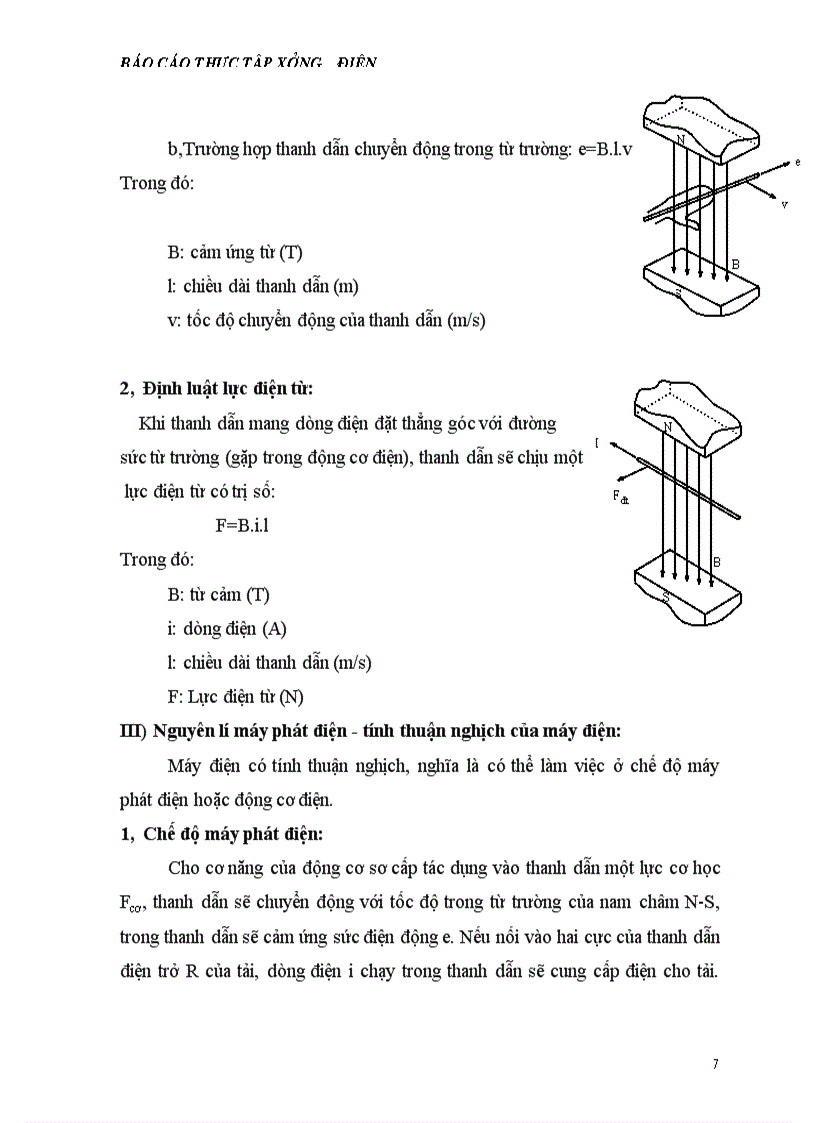 image for page Báo cáo thực tập về xưởng điện