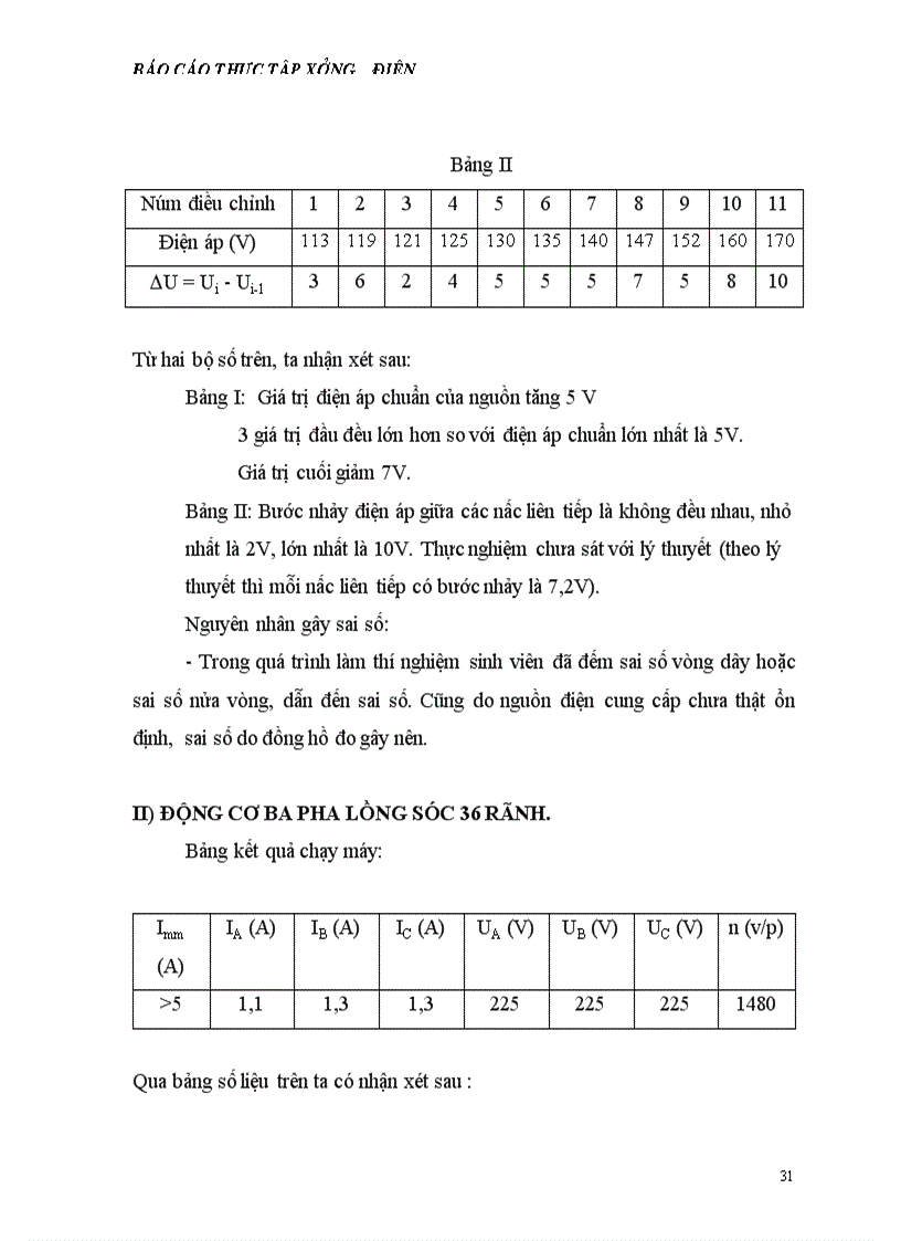 image for page Báo cáo thực tập về xưởng điện