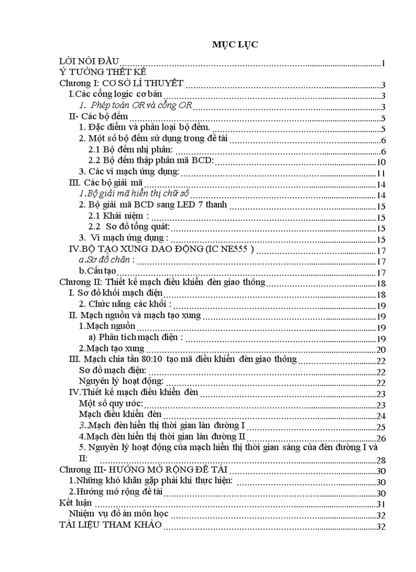 image for page Thiết kế và chế tạo mô hình điều khiển đèn giao thông ngã tư