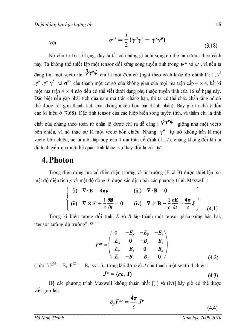 image for page Điện động lực học lượng tử