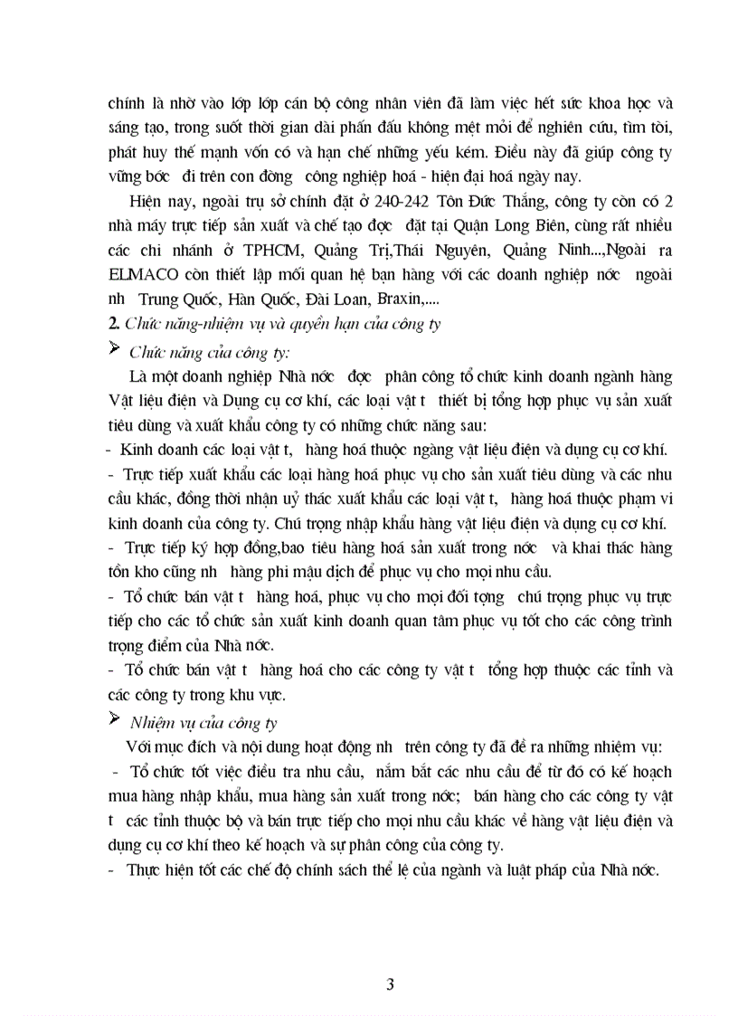 image for page Tổng quan về tình hình sản xuất kinh doanh ở công ty vật liệu điện và dụng cụ cơ khí