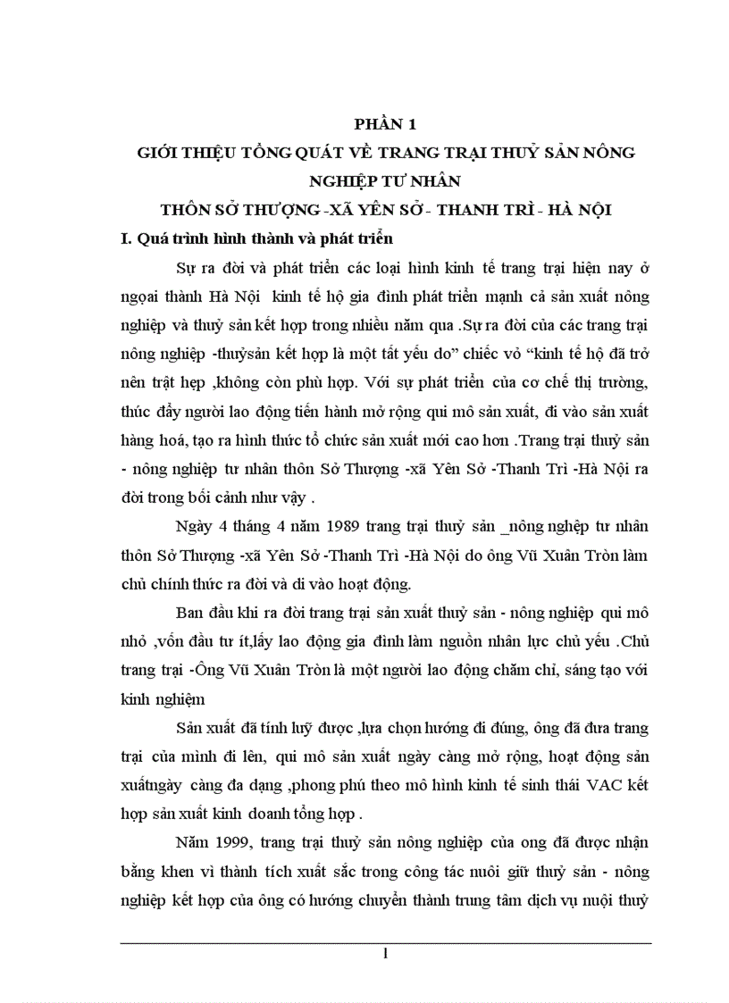 image for page Phương hướng phát triển sản xuất kinh doanh trong những năm tới của trang trại thuỷ sản Yên Sở