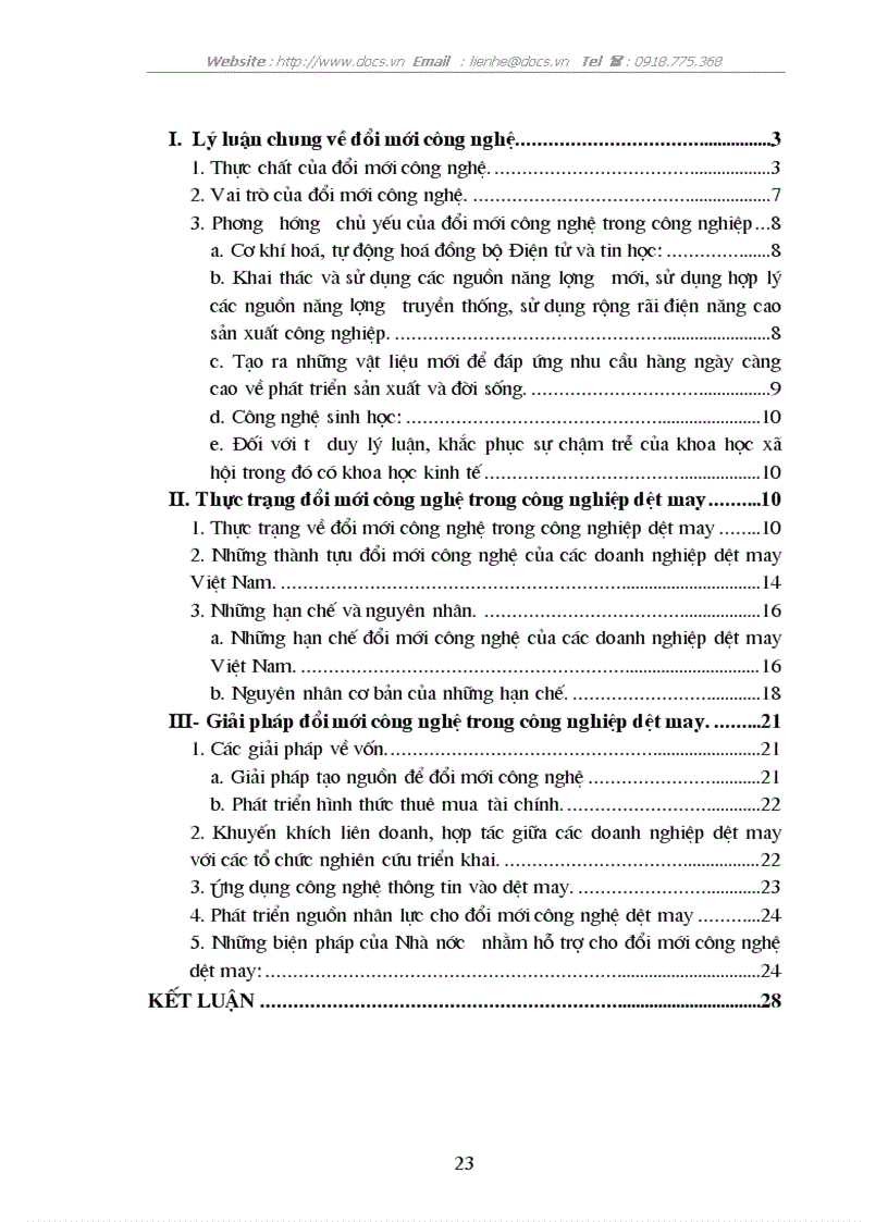 image for page Lý luận chung về đổi mới công nghệ